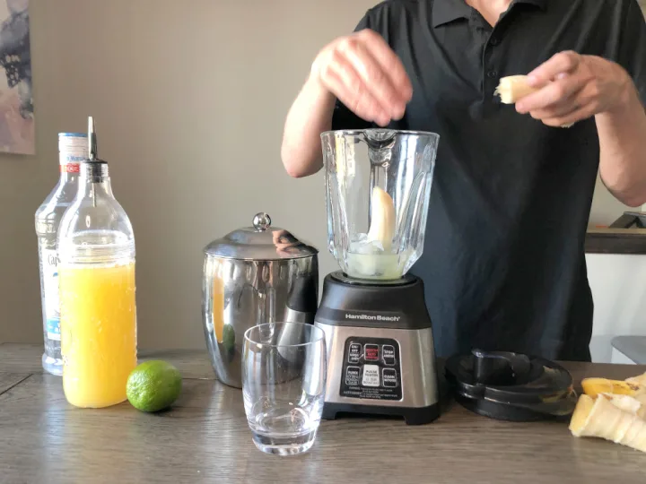 how to make a banana rum drink