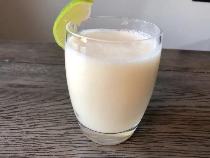 Banana rum cocktail