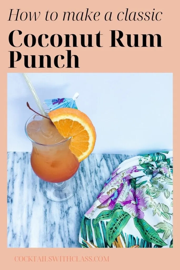 How to make a coconut rum punch