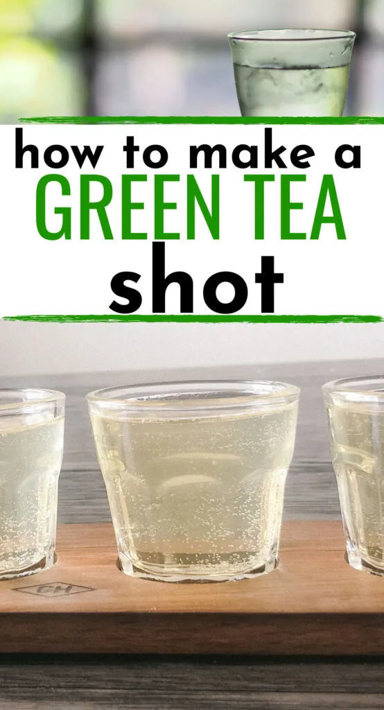 Green tea shot recipe
