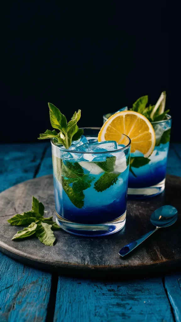 Blue Mojito Cocktail