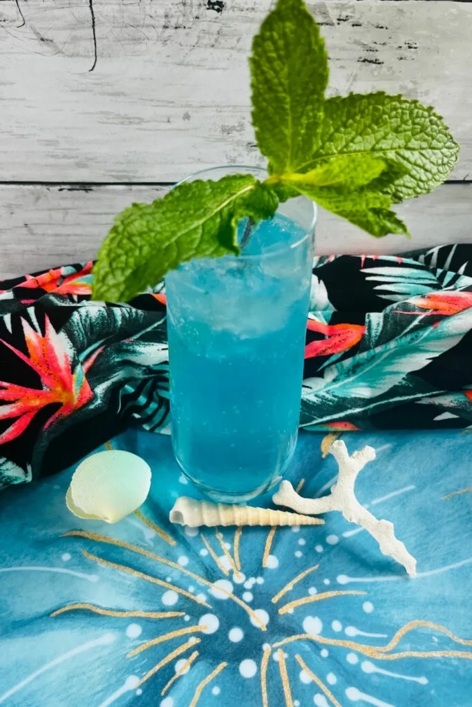 Blue Mojito Cocktail