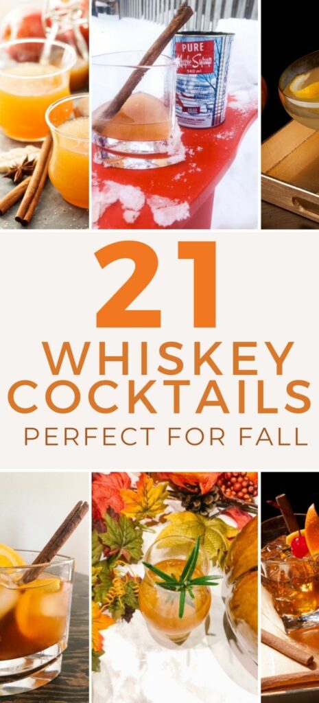 fall whiskey cocktails