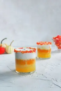 Halloween rum cocktail