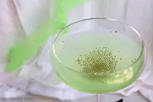 green Halloween cocktails