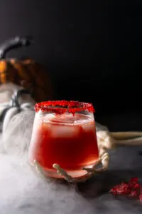 Halloween cocktail with vodka