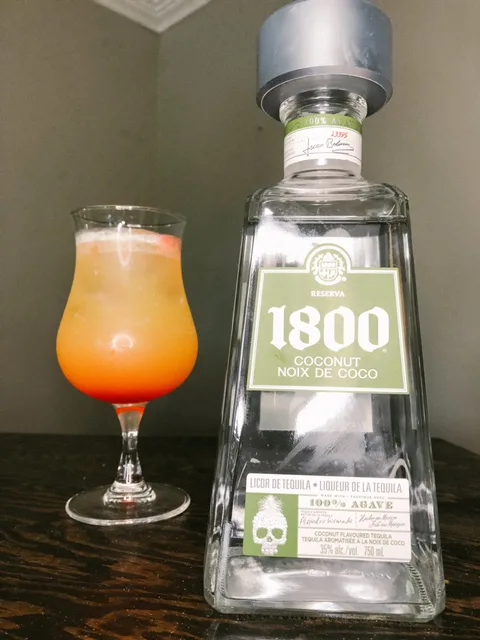 coconut tequila sunrise