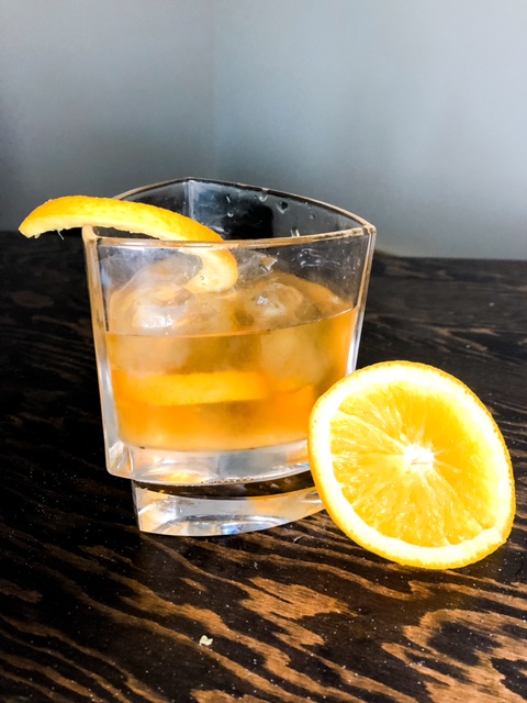 spiced rum old fashioned