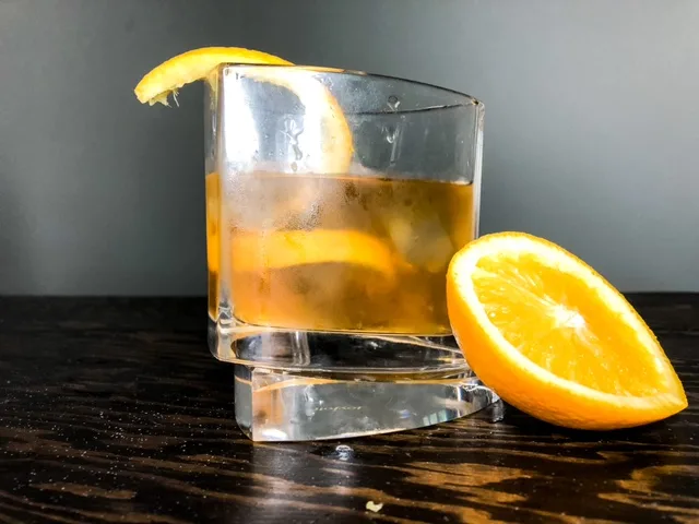 spiced rum old fashioned