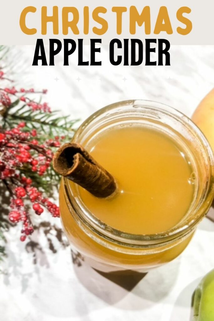 Christmas apple cider