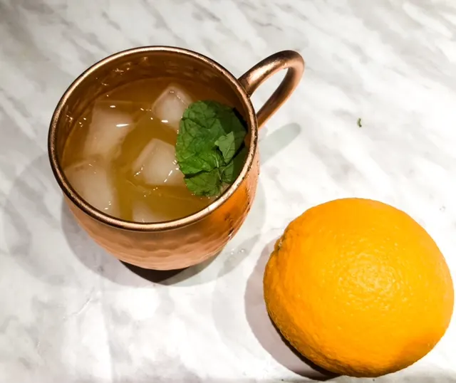 Orange Moscow Mule Cocktail
