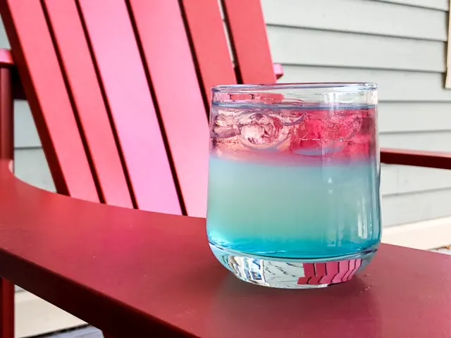 pink gin cocktail