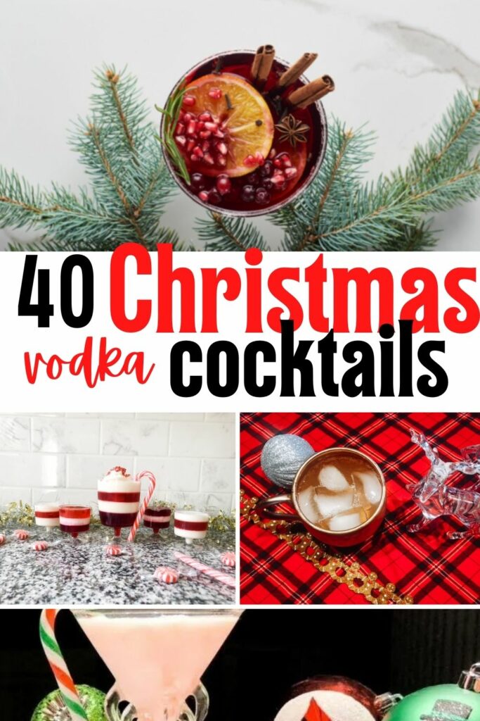 vodka cocktails for Christmas