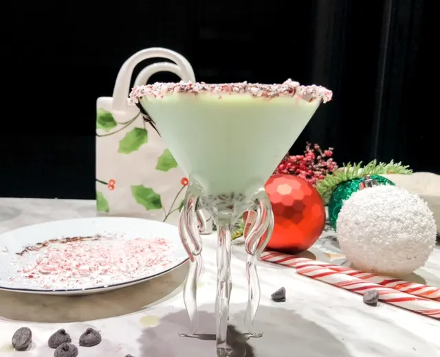 candy cane martini