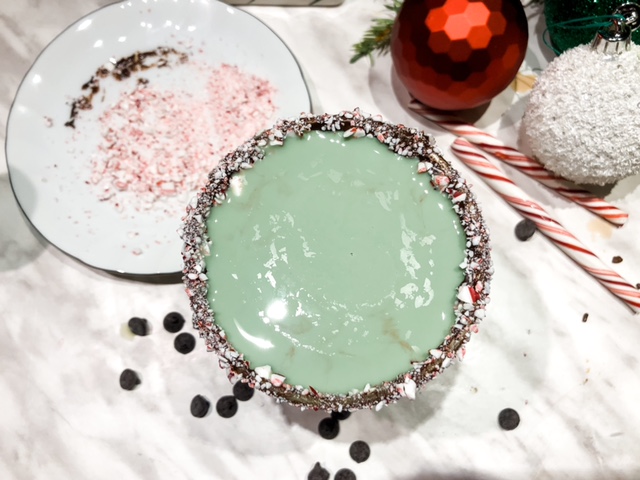 candy cane cocktail