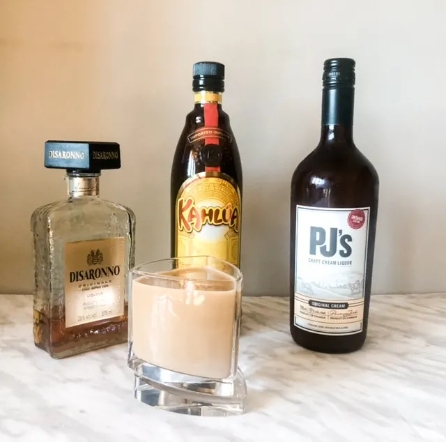 Toasted almond cocktail