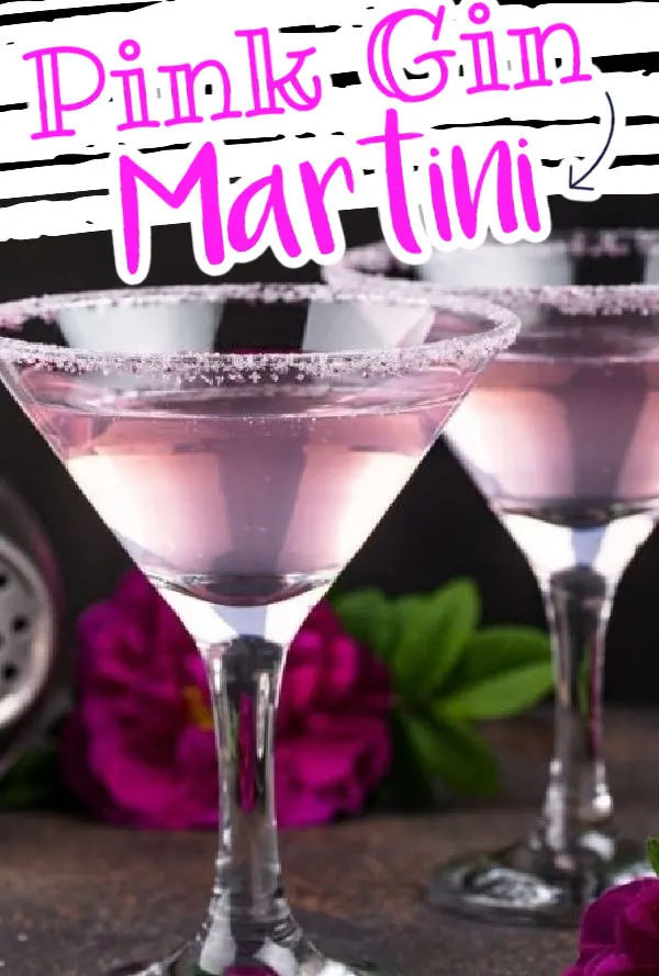 pink gin martini