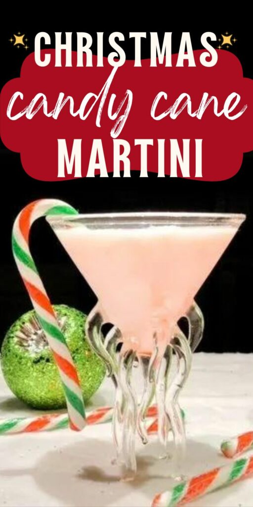 Candy cane martini