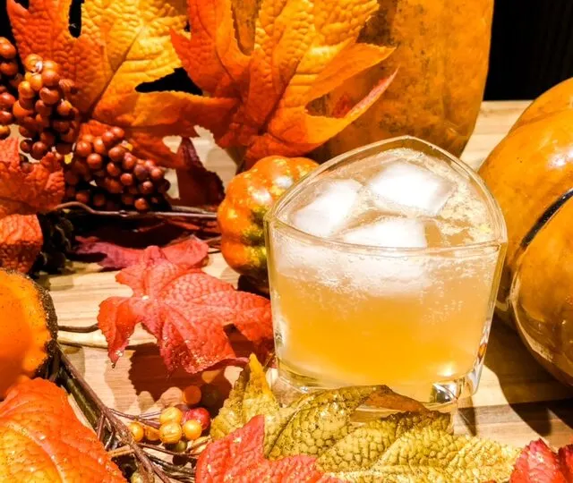 fall cocktail with gin