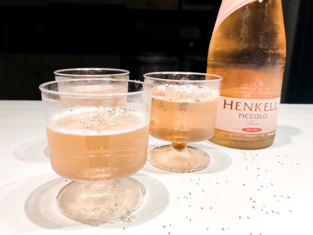 pink champagne jello shots