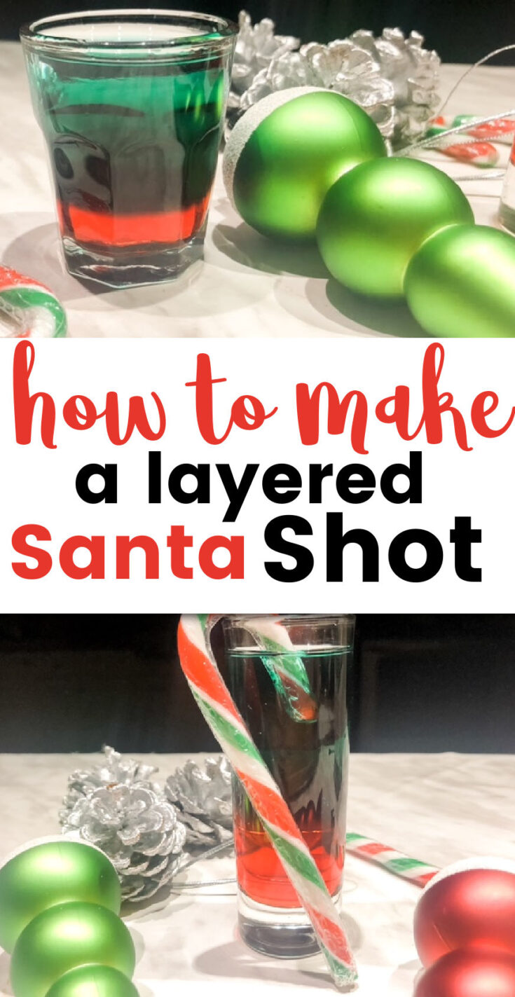 How to make a layered santa shot