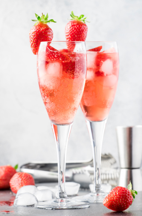 Strawberry Prosecco Cocktail
