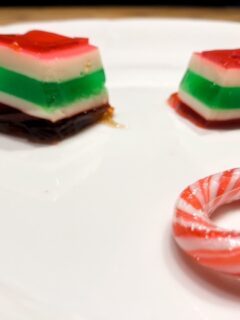 red and green jello shot