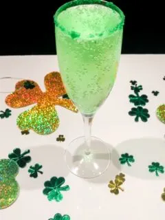 Sparkling Shamrock Cocktail
