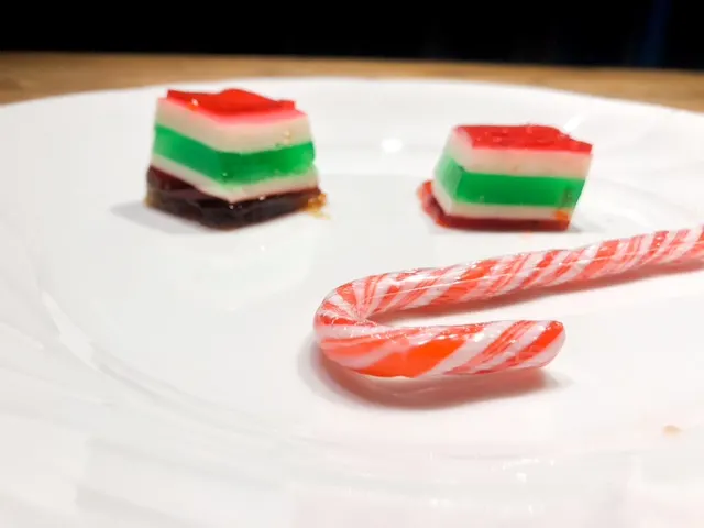 red and green jello shots