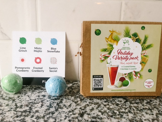 cocktail bombs Christmas variety pack