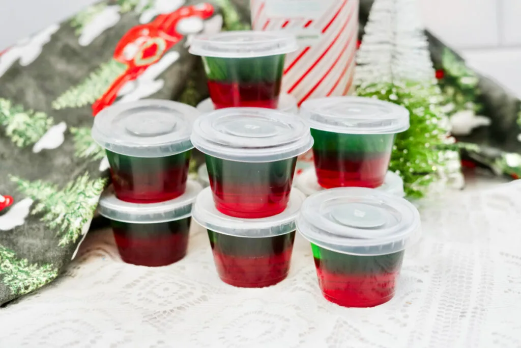 Red And Green Jello Shots 