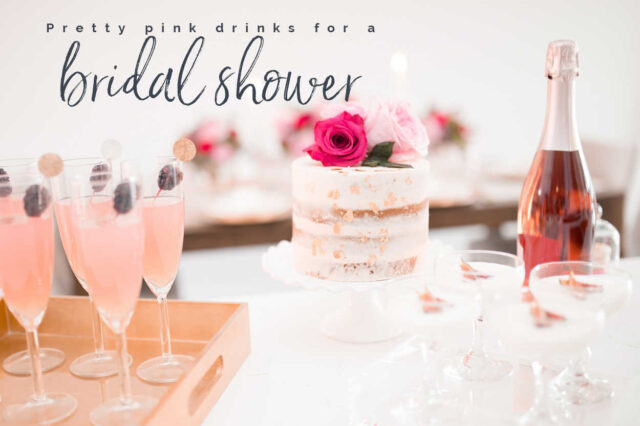 48 Pretty Pink Bridal Shower Drinks