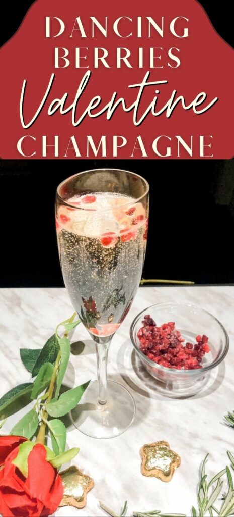 dancing berries champagne cocktail