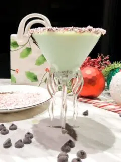 peppermint martini with Baileys