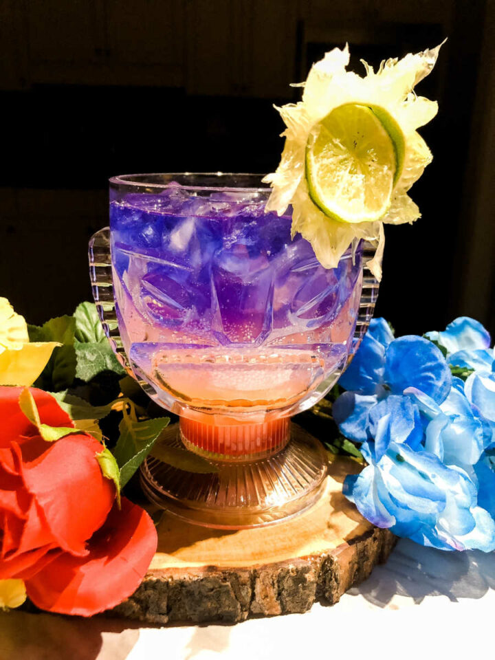 Rainbow Layered Drink: End Of The Rainbow Cocktail