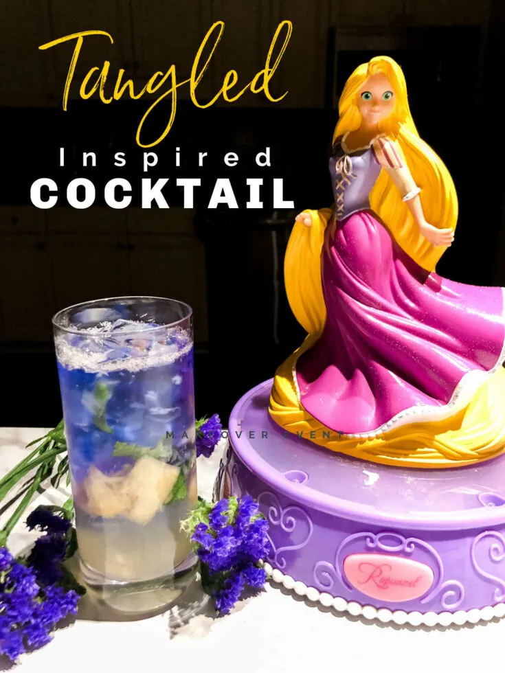 Tangled inspired cocktail