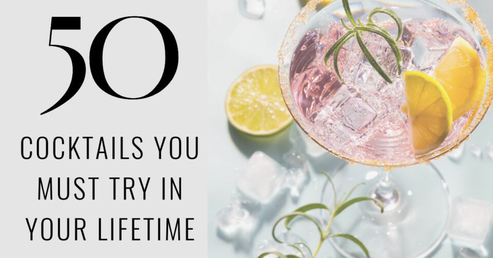 The Ultimate Drink Bucket List {Cocktail Bucket List For 2023}