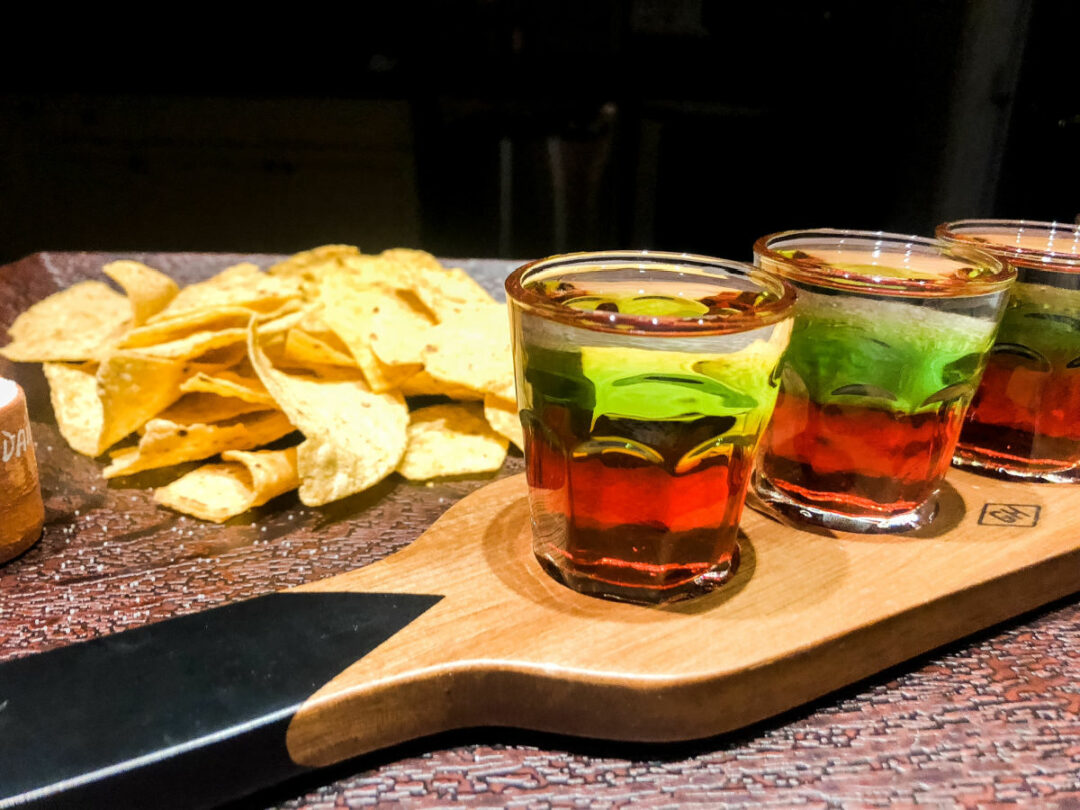 Mexican Flag Shot Bandera Shot