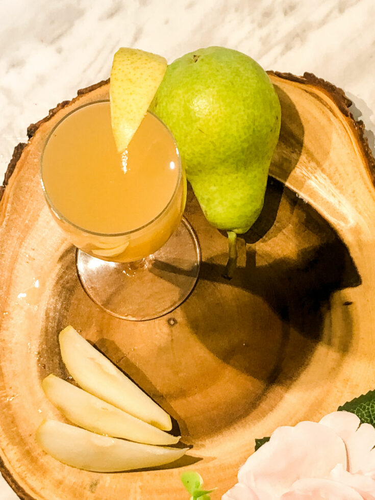 how to make a pear mimosa recipe
