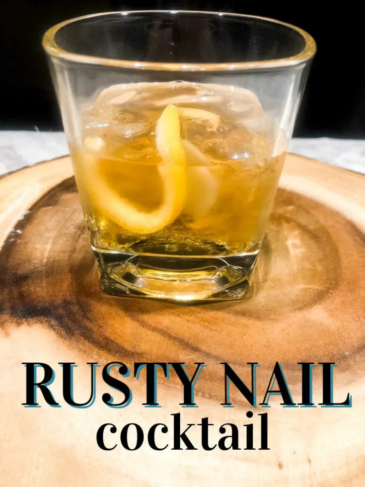 Rusty nail cocktail