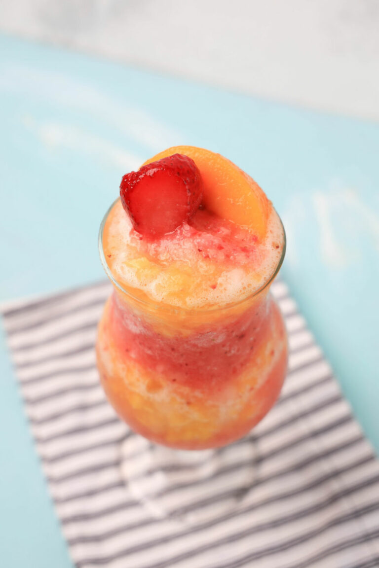 peach bourbon slush