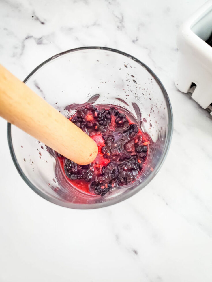 how to make a blackberry bourbon lemonade