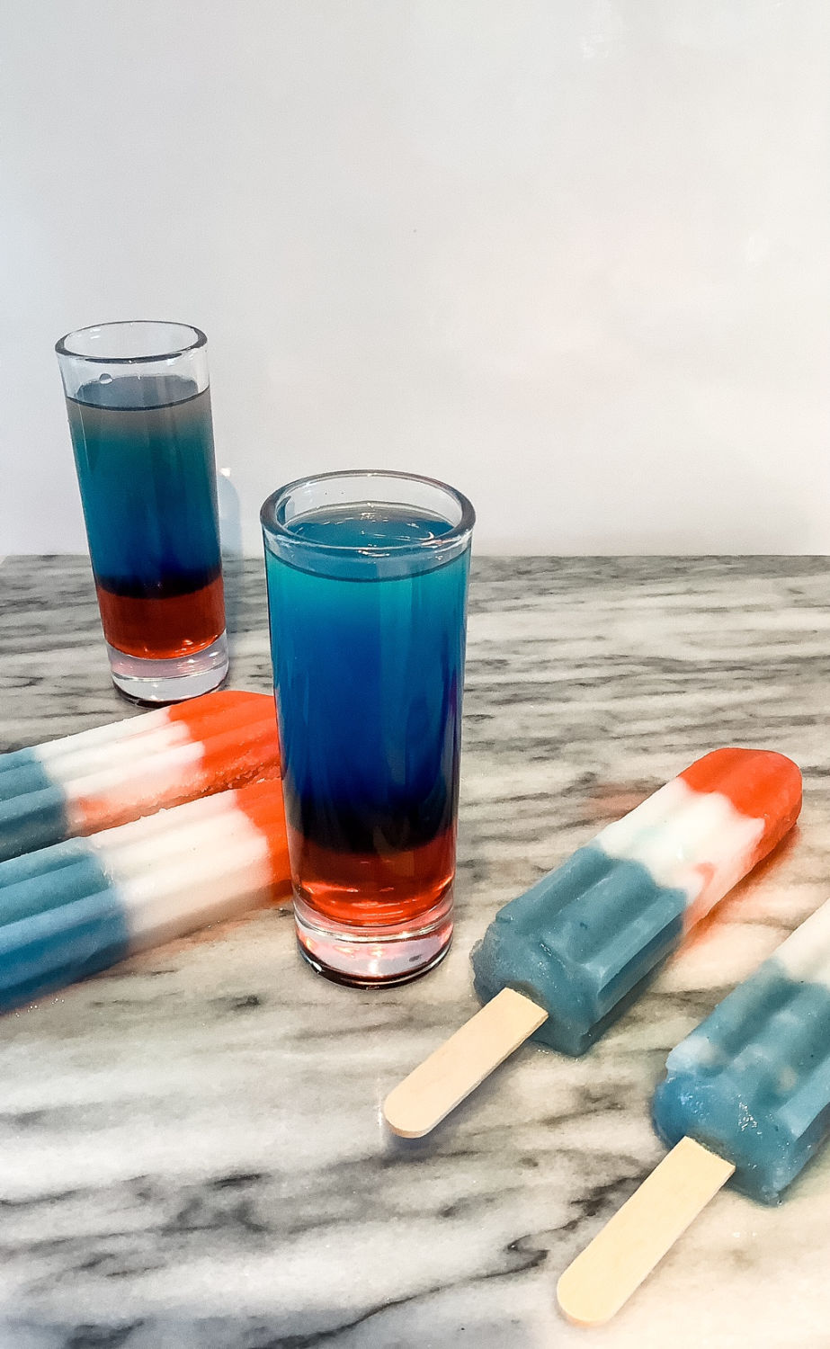 Bomb Pop Shot: Rocket Pop Shot Recipe