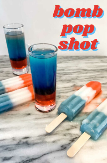 Bomb Pop Shot: Rocket Pop Shot Recipe