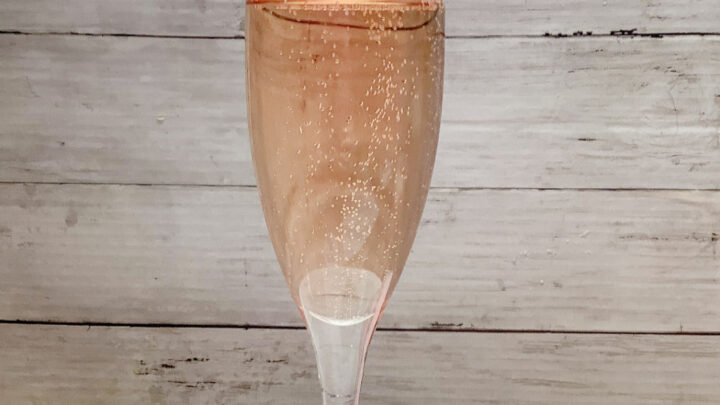 Cotton Candy Champagne Cocktail