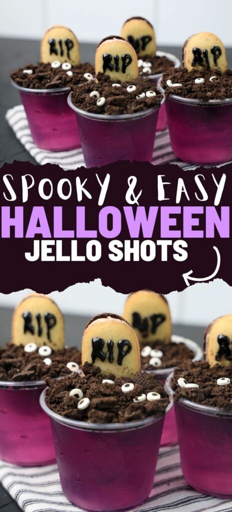 Graveyard Halloween Jello shots