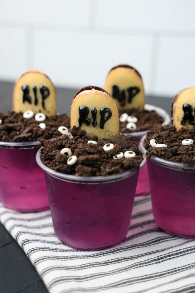 Halloween Jello shots with rum