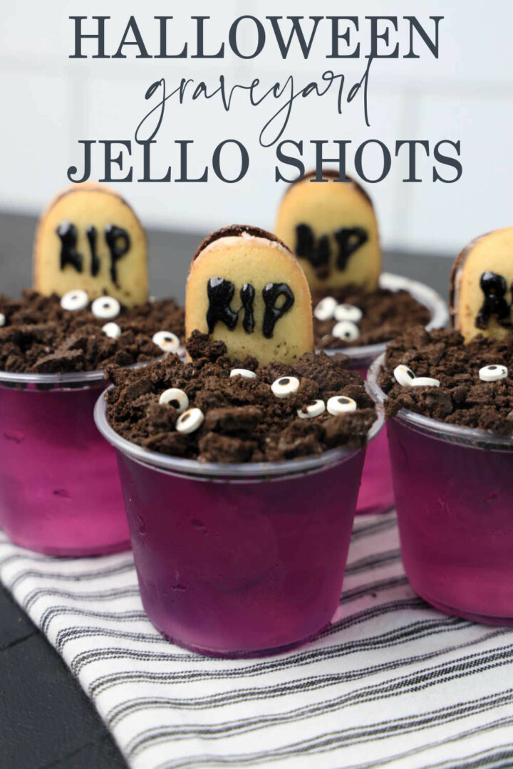 Halloween Jello Shots With Rum (Graveyard Jello Shots)