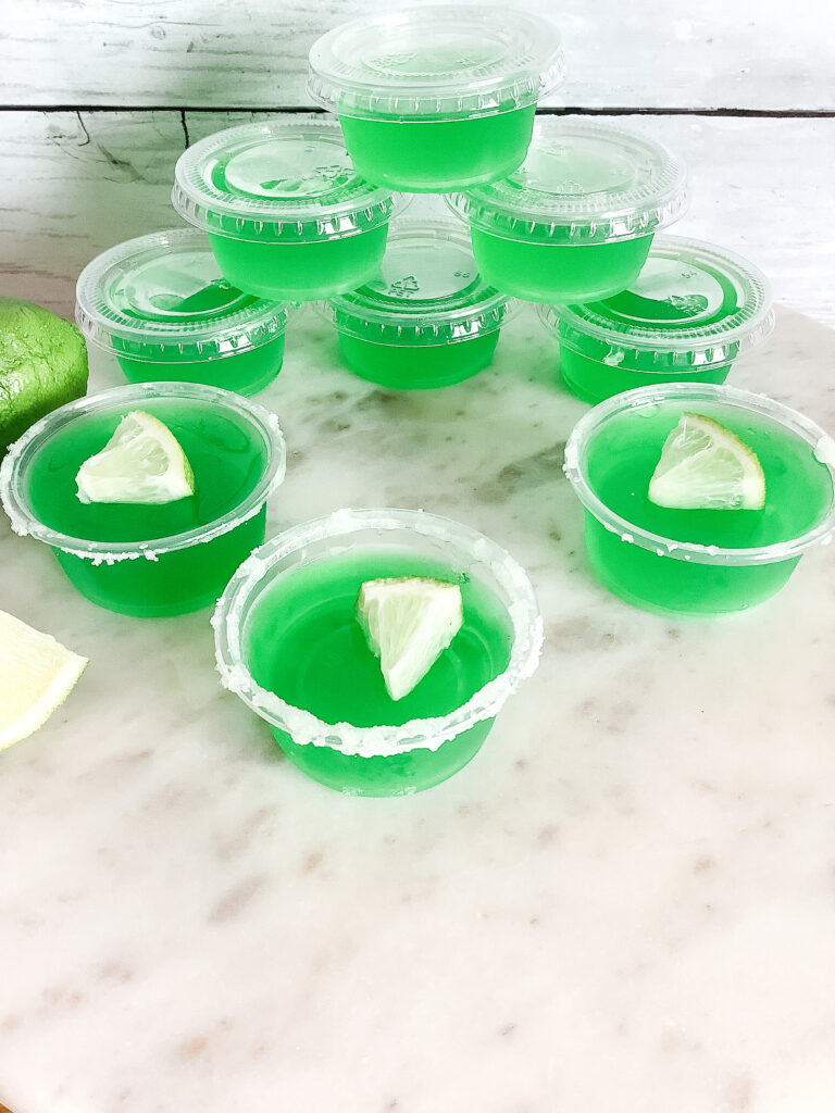 lime margarita jello shots