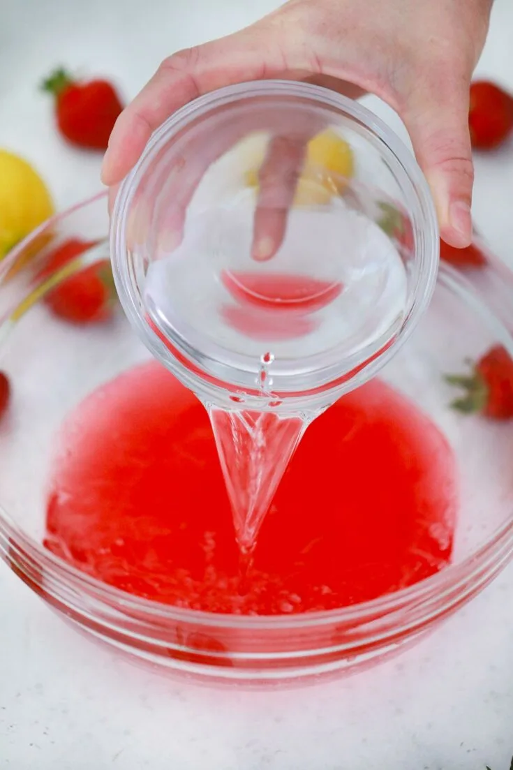 how to make strawberry lemon jello shots
